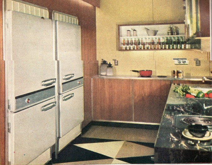 1958 style kitchen