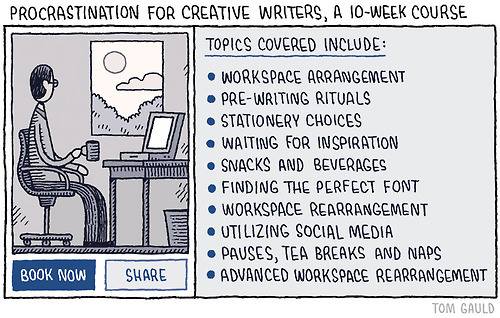 procrastination-for-creative-writers