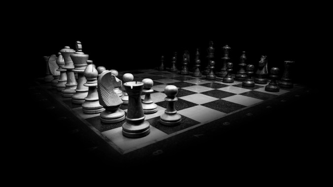Black And White, Chess, Board Game, Chessboard