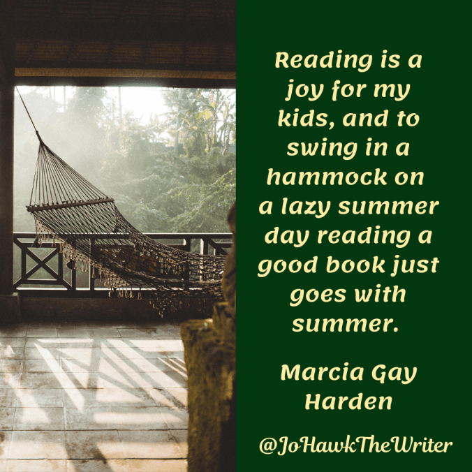 reading-is-a-joy-for-my-kids-and-to-swing-in-a-hammock-on-a-lazy-summer-day-reading-a-good-book-just-goes-with-summer.-marcia-gay-harden